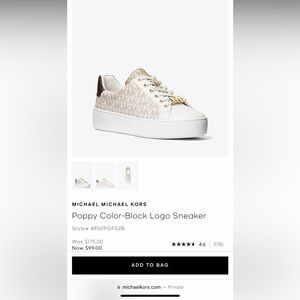 Micheal Kors tennis shoes